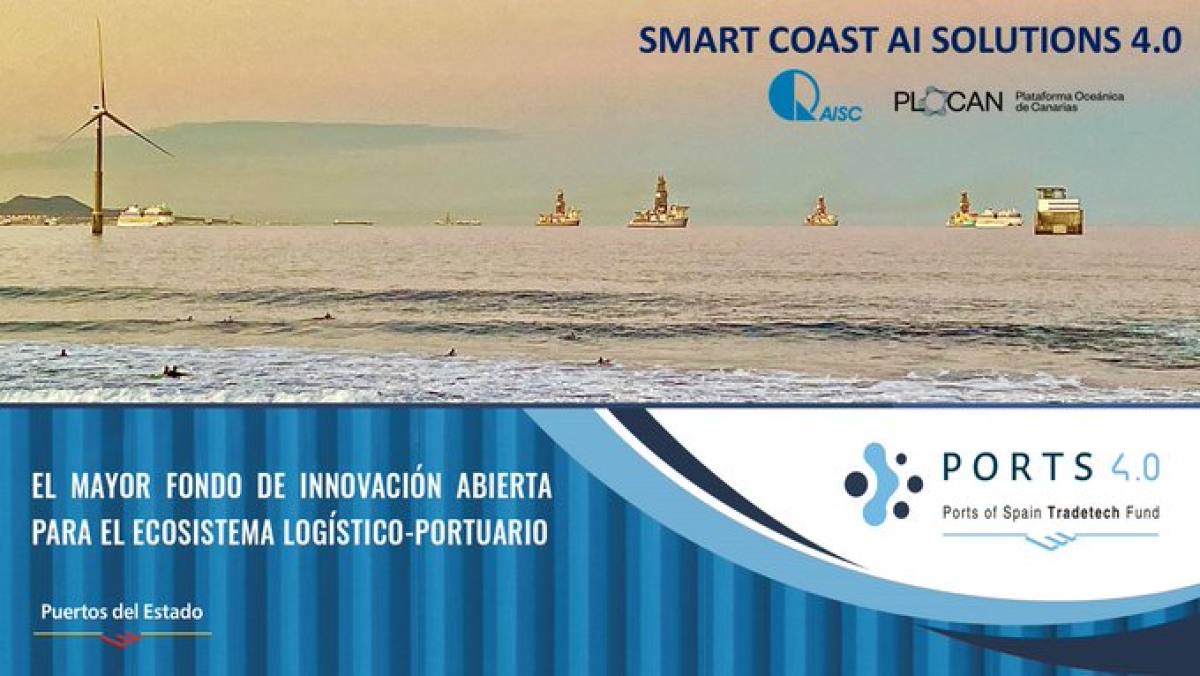 Quaisc, empresa del PCT ULPGC, junto a PLOCAN lideran el Proyecto SMART COAST 4.0 para la mejora de la eficiencia logística y seguridad portuaria