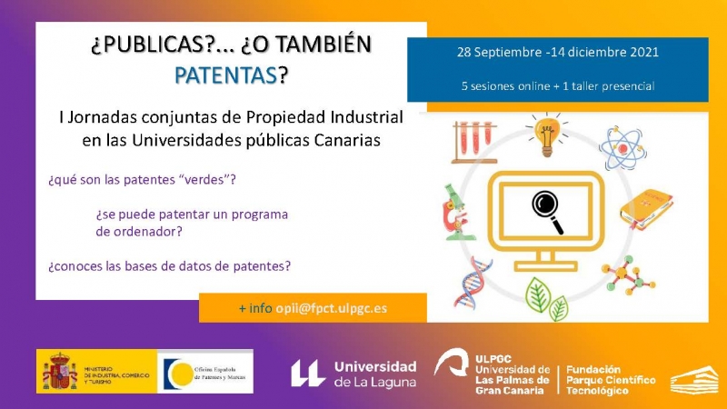 I Jornadas conjuntas de Propiedad Industrial en las Universidades Públicas Canarias