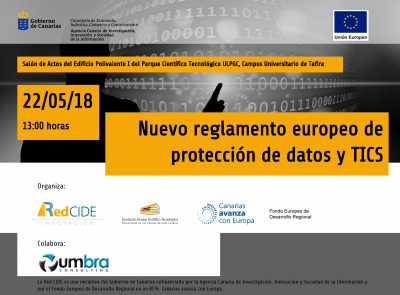 Nuevo reglamento europeo de protección de datos y TICS, 22/05/2018